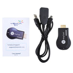 M4 Plus ワイヤレスWiFiディスプレイドングルレシーバー Airplay Miracast DLNA 1080P HDMI TVスティック iPhone、Samsung、その他Androidスマートフォン対応 M4 Plus