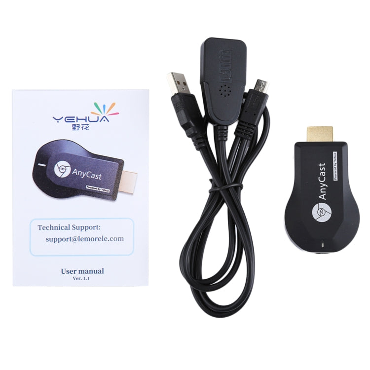 M4 Plus ワイヤレスWiFiディスプレイドングルレシーバー Airplay Miracast DLNA 1080P HDMI TVスティック iPhone、Samsung、その他Androidスマートフォン対応 M4 Plus