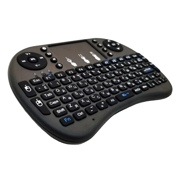 対応言語: ロシア語 i8 エアマウス ワイヤレス キーボード タッチパッド付き Android TVボックス＆スマートTV＆PCタブレット＆Xbox360＆PS3＆HTPC/IPTV用