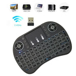 対応言語: スペイン語 i8 エアマウス ワイヤレス キーボード タッチパッド付き Android TVボックス＆スマートTV＆PCタブレット＆Xbox360＆PS3＆HTPC/IPTV用, スペイン語