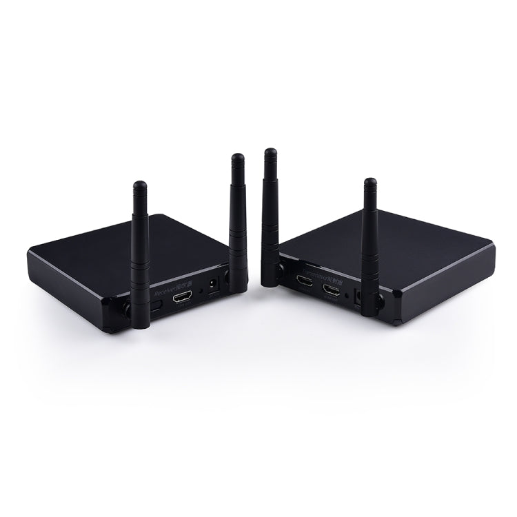 Measy FHD686 フルHD 1080P 3D 5-5.8GHz ワイヤレスHDMIトランスミッター（送信機＋受信機）ディスプレイ付き 赤外線リモコン＆ワイヤレス同画面機能対応 伝送距離：200m FHD686ディスプレイ付き