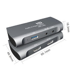 Z27 HDMIメス＋マイク→HDMIメス USB 2.0ビデオオーディオキャプチャーボックス Z27