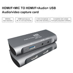 Z27 HDMIメス＋マイク→HDMIメス USB 2.0ビデオオーディオキャプチャーボックス Z27