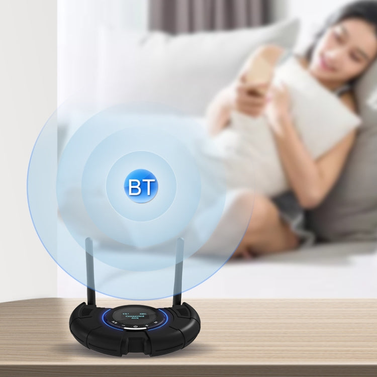 TX800 光ファイバー Bluetooth 5.0 送受信機 オーディオアダプター デュアルアンテナ＆OLEDディスプレイ搭載