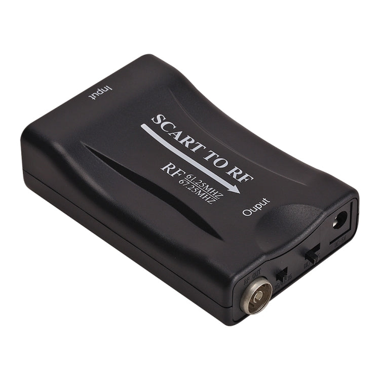 SCART→RFビデオコンバーター RF67.25MHz、61.25MHz対応 SCART→RF