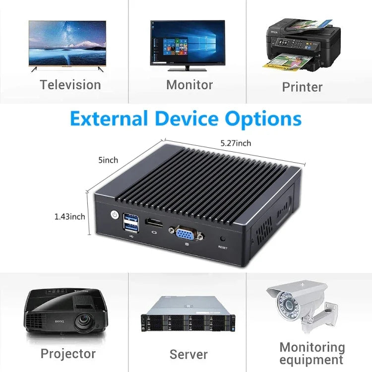 K660G4 WindowsおよびLinuxシステム ミニPC、Intel Celeron プロセッサー N2840 クアッドコア 2Mキャッシュ、1.83GHz、最大2.25GHz、8GB RAM + 128GB SSD、USプラグ、8GB+128GB AUプラグ、8GB+128GB EUプラグ、8GB+128GB UKプラグ、8GB+128GB USプラグ