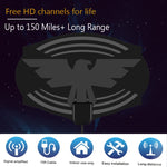 MYC-HDTV049 25dB 4K HDTVアンテナ、受信範囲：150マイル、MYC-HDTV049