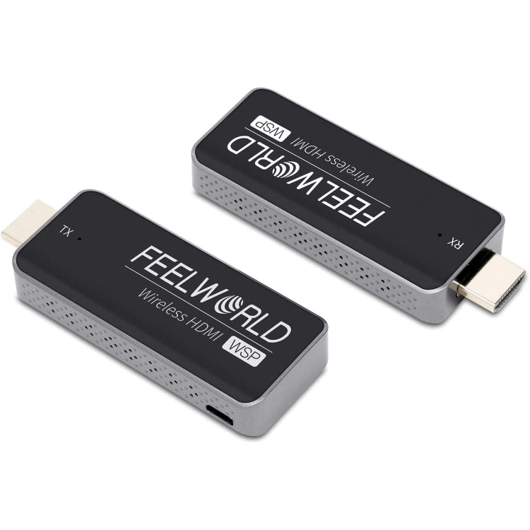 FEELWORLD WSP ワイヤレスHDMI 1080P トランスミッター＆レシーバー延長キット 164フィート範囲 HDMIトランスミッター＆レシーバー