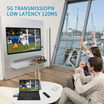 FEELWORLD WSP ワイヤレスHDMI 1080P トランスミッター＆レシーバー延長キット 164フィート範囲 HDMIトランスミッター＆レシーバー