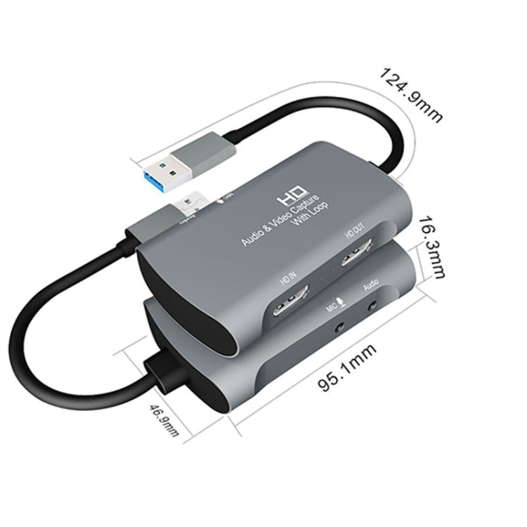 Z30 HDMIメス + マイク → HDMIメス + オーディオ + USB 2.0 ビデオキャプチャーボックス, Z30