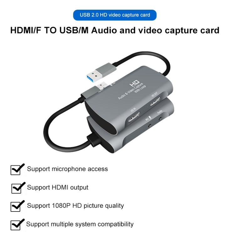 Z30 HDMIメス + マイク → HDMIメス + オーディオ + USB 2.0 ビデオキャプチャーボックス, Z30