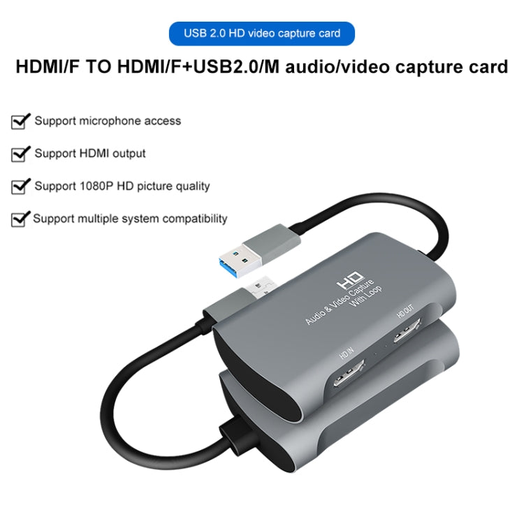 Z31 HDMIメス → HDMIメス + オーディオ + USB 2.0 ビデオキャプチャーボックス, Z31