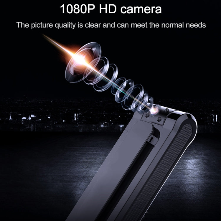B19背面クリップデザイン1080P HDカメラビデオレコーダー、動体検知／赤外線ナイトビジョン／180度回転カメラ／TFカード／OTG対応