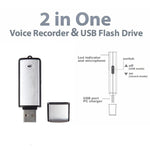 USB ボイスレコーダー 32GB USBフラッシュディスク、32GB