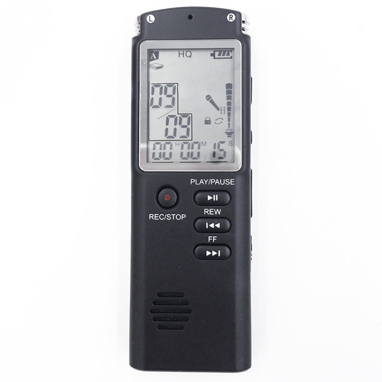 T60モノクロスクリーンHDノイズリダクションデジタルボイスレコーダー、32G、MP3／WAVフォーマット対応、32G