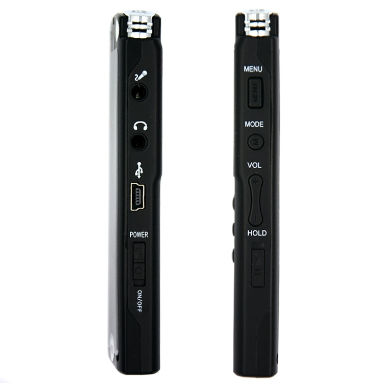T60モノクロスクリーンHDノイズリダクションデジタルボイスレコーダー、32G、MP3／WAVフォーマット対応、32G