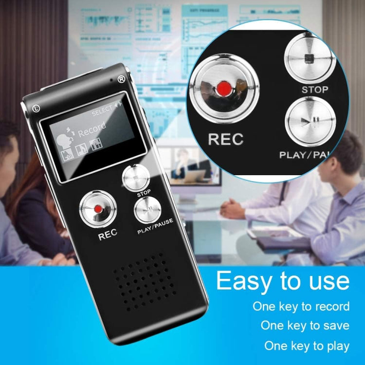 SK012 32GB スマートノイズリダクション HD 音声録音ペン、ブラック 32GB