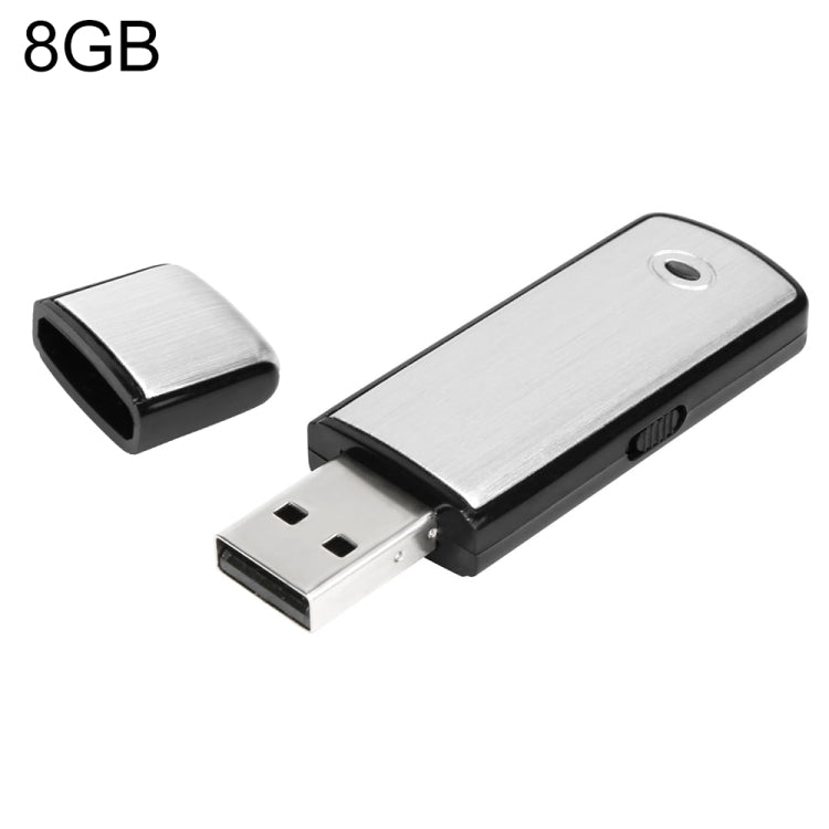 SK858 8GB 充電式ポータブルUディスク会議用音声録音機、8GB