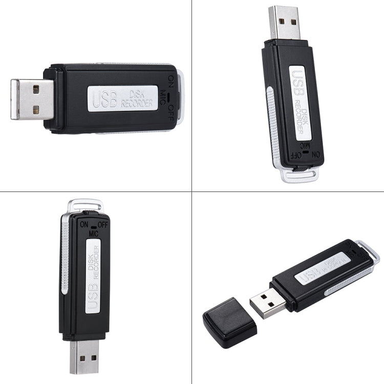 SK868 16GB 充電式ポータブルUディスク音声録音機、16GB
