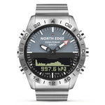 North Edge GAVIA Men Outdoor Sport 50m Waterproof Smart Digital Watch Diving Watch, Support Barometer & Pedometer, GAVIA