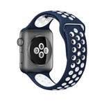 Apple Watch Ultra 49mm＆Ultra 2 49mm / シリーズ10 46mm / 9&8&7 45mm / SE 3&SE 2&6&SE&5&4 44mm / 3&2&1 42mm用 ファッショナブルクラシックシリコンスポーツウォッチバンド（グレーイエロー） WA1231A、WA1231B、WA1231BG、WA1231BH、WA1231BL、WA1231BM、WA1231BR、WA1231B...