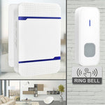 N15K-1T1-B 110dB ワイヤレス IP55 防水 低消費電力 WiFi ドアベル受信機 ナイトライト付き、53曲選択可能、受信距離：300m、N15K-1T1-B ホワイト、N15K-1T1-B ブラック