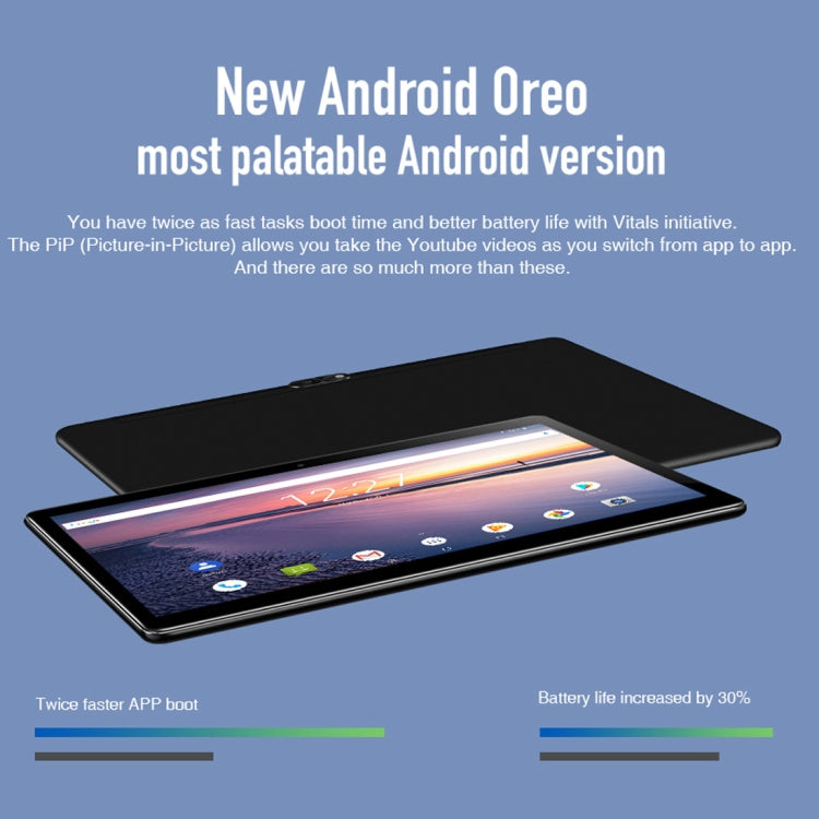 Android 8.0、MTK (Helio X27) デカコア 最大2.1GHz、OTG、FM、Bluetooth、デュアルバンドWiFi対応、ネットワーク：4G、Hi9 Air 4GB+64GB