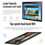 Android 8.0、MTK (Helio X27) デカコア 最大2.1GHz、OTG、FM、Bluetooth、デュアルバンドWiFi対応、ネットワーク：4G、Hi9 Air 4GB+64GB