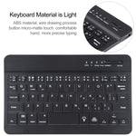 A06 着脱式 ラムスキンテクスチャー 超薄型 TPU Bluetoothキーボード レザータブレットケース スタンド付き iPad mini 6 / mini 7用, A06