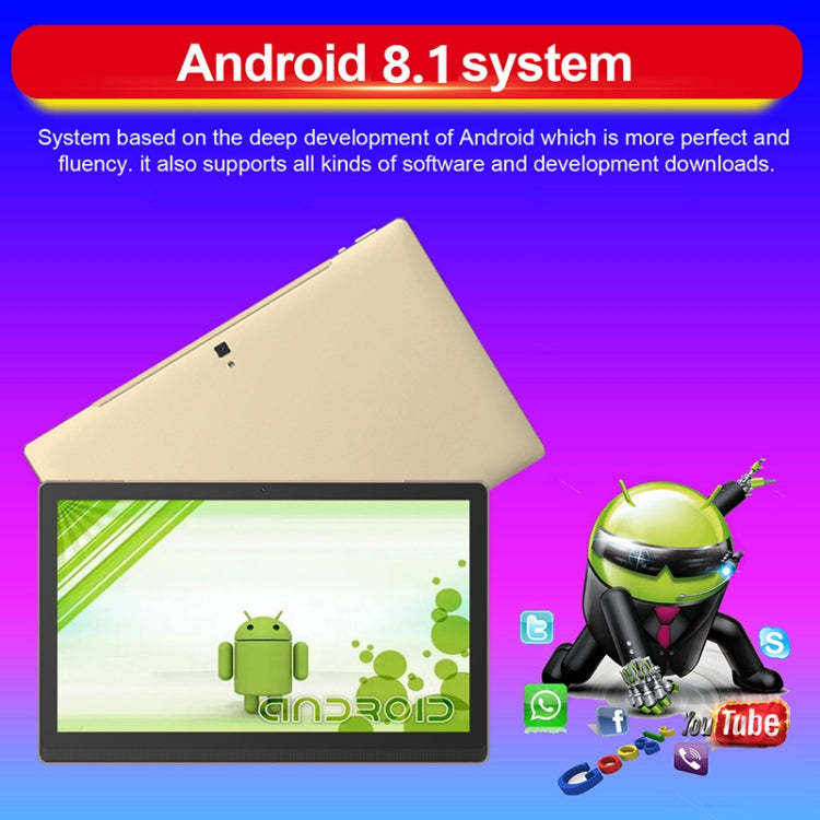Android 8.1 MTK6797 デカコア 2.1GHz、デュアルSIM対応、GPS、OTG、WiFi、BT対応