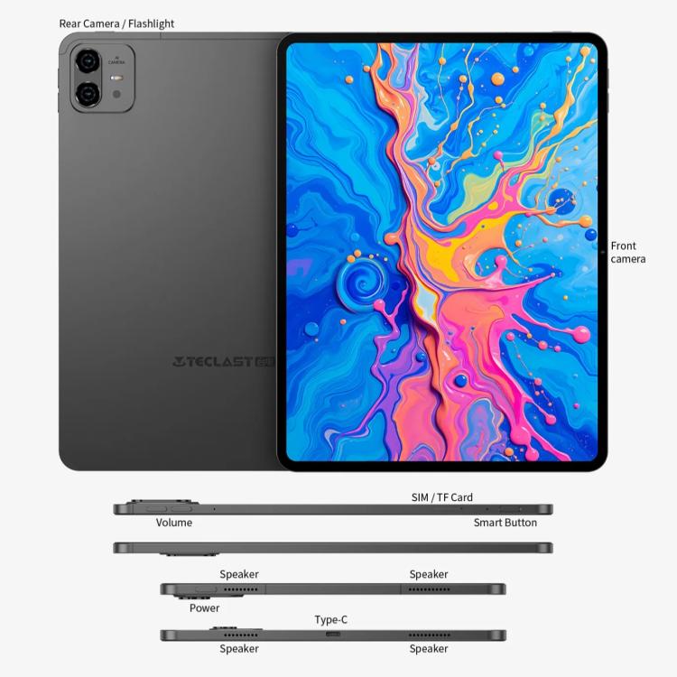 Teclast ArtPad Pro タブレットPC、8GB+256GB、12.7インチ Android 15 MTK Helio G99 オクタコア、4Gネットワーク デュアルSIM、ArtPad Pro