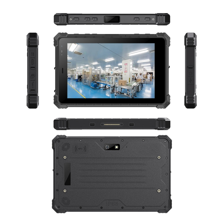IP68防水耐衝撃防塵、Android 10.0 MT6771 オクタコア、GPS/WiFi/BT/NFC対応、UKプラグ、8インチ 4GB+64GB