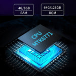 IP68防水耐衝撃防塵、Android 10.0 MT6771 オクタコア、GPS/WiFi/BT/NFC対応、UKプラグ、8インチ 4GB+64GB
