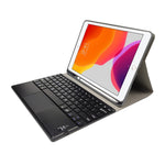 RK109C 着脱式 マグネット式 プラスチック Bluetoothキーボード タッチパッド付き + シルクパターン TPUタブレットケース iPad Air 2020用 ペンスロット＆スタンド付き, RK109C