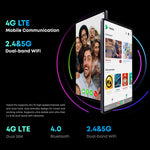 キーボードなし、Android 11、Qualcomm Snapdragon 662 オクタコア 最大2.0GHz、デュアルSIM＆Bluetooth＆WiFi＆TFカード対応（ブラック＋ブルー）、HiPad Pro 8GB+128GB