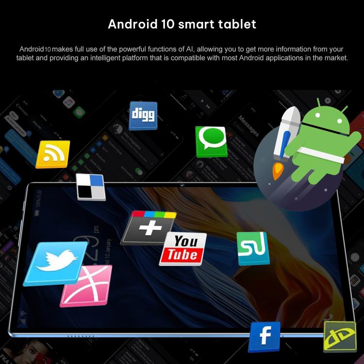 Android 10.0 MTK6750 オクタコア 1.8GHz、デュアルSIM、GPS対応、OTG、WiFi、BT、4GB+64GB、MTK6750 4GB+64GB