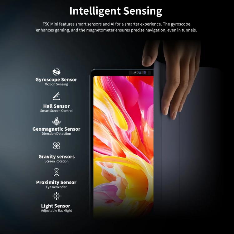 Teclast T50 Mini 4G LTE タブレットPC、8GB+128GB、8.7インチ Android 15 MediaTek Helio G99 オクタコア、デュアルSIM対応、T50 Mini