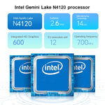 Windows 10 システム、Intel Gemini Lake N4120 クアッドコア 最大2.6GHz、キーボード＆スタイラスペン付き、デュアルバンドWiFi＆Bluetooth＆TFカード＆HDMI対応、米国プラグ、キーボード＆スタイラスペン付きW10