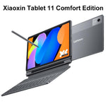 Lenovo Xiaoxin Pad 11 ペーパーライクスクリーン、11インチ WiFiタブレット、8GB+128GB、Android 15、MediaTek Dimensity 6300 オクタコア、USプラグ、8GB+128GB ソフトライトスクリーン
