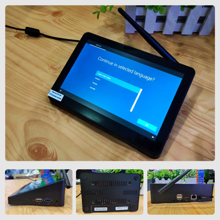 PiPo X9S オールインワン ミニPC、9.0インチ、4GB+64GB、Windows 10 Intel Celeron J4105 クアッドコア、米国プラグ、4GB+64GB