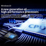 PiPo X9S オールインワン ミニPC、9.0インチ、4GB+64GB、Windows 10 Intel Celeron J4105 クアッドコア、米国プラグ、4GB+64GB