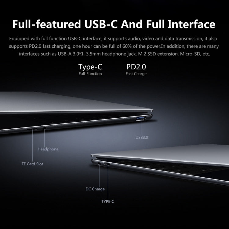 Windows 10 Home、Intel Core i5-8259U クアッドコア 2.3GHz-3.8GHz、デュアルバンドWiFi / Bluetooth / TFカード拡張対応（ダークグレー）、i5-8259U 8GB+512GB