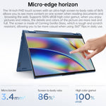 Windows 10 プロフェッショナルエディション、Intel Core i5-1135G7 クアッドコア 最大4.2GHz、WiFi 6＆Bluetooth＆HDMI対応、USプラグ（ブルー）、Yoga 1JCD Core i5