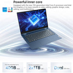 Windows 10 プロフェッショナルエディション、Intel Core i5-1135G7 クアッドコア 最大4.2GHz、WiFi 6＆Bluetooth＆HDMI対応、USプラグ（ブルー）、Yoga 1JCD Core i5