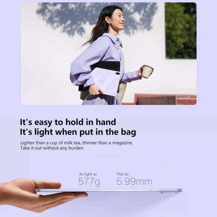 OPPO Pad 5 12.1インチ タブレットPC、8GB+128GB、ColorOS 16.0 MediaTek Dimensity 8350 オクタコア、8GB+128GB