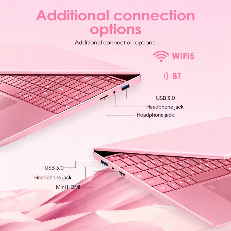 GXMO T152J 15.6インチ ノートパソコン、16GB+512GB、Windows 11 Pro Intel Celeron N5100 クアッドコア、指紋認証対応、USプラグ、16GB+512GB、USプラグ