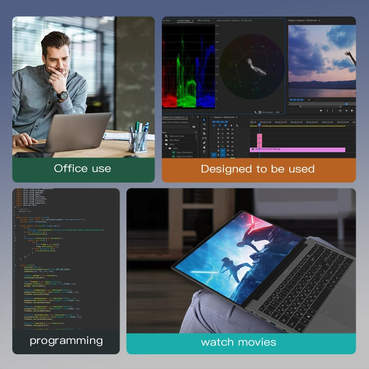GXMO G156 15.6インチ ノートパソコン、16GB+512GB、Windows 11 AMD Ryzen 7 5825U オクタコア、指紋認証対応、USプラグ、32GB+1TB