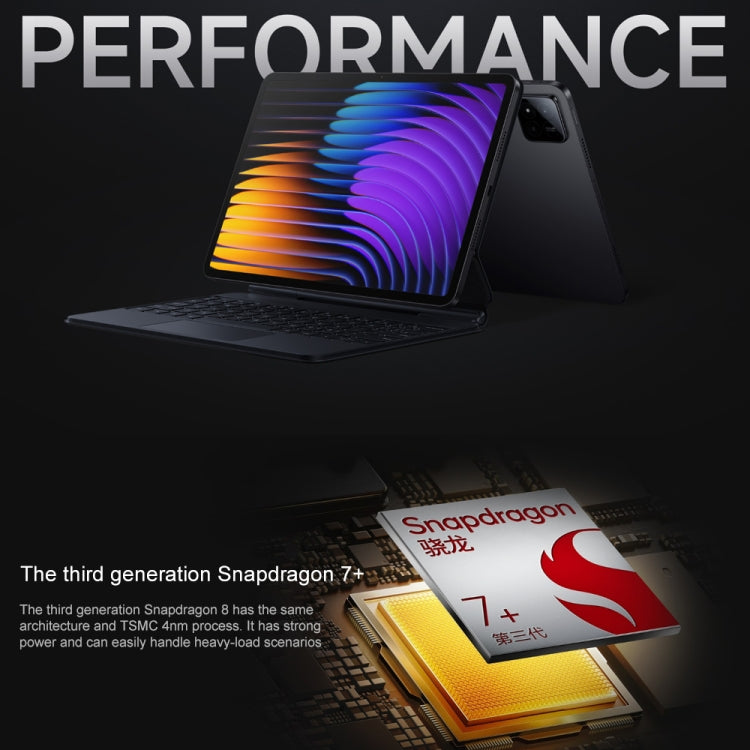 Xiaomi Pad 7 11.2インチ、8GB+256GB、HyperOS 2 Qualcomm Snapdragon 7+ Gen3 オクタコア、8GB+256GB