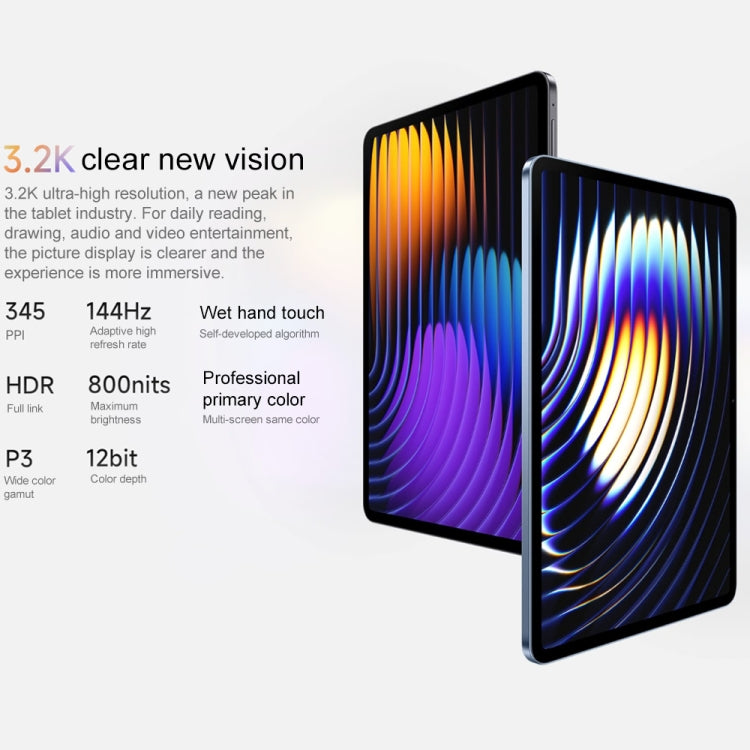Xiaomi Pad 7 11.2インチ、8GB+256GB、HyperOS 2 Qualcomm Snapdragon 7+ Gen3 オクタコア、8GB+256GB