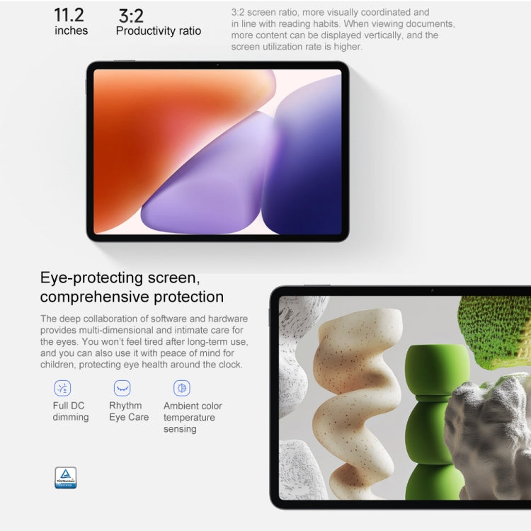 Xiaomi Pad 7 11.2インチ、8GB+256GB、HyperOS 2 Qualcomm Snapdragon 7+ Gen3 オクタコア、8GB+256GB